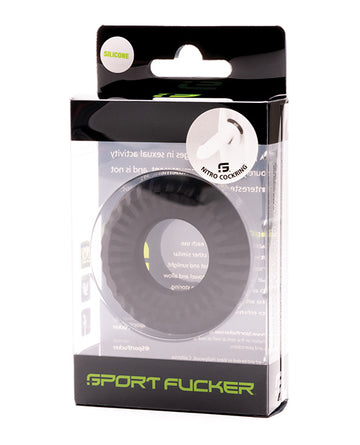 665, Inc 20338 Nitro Ring, Black Silicone