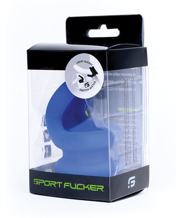 665, Inc 20527 Switch Hitter Cock Ring & Ball Stretcher Set, Blue