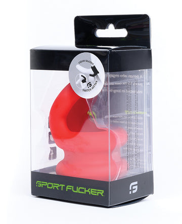 665, Inc 20528 Sport Fucker Switch Hitter, Red Silicone TPR