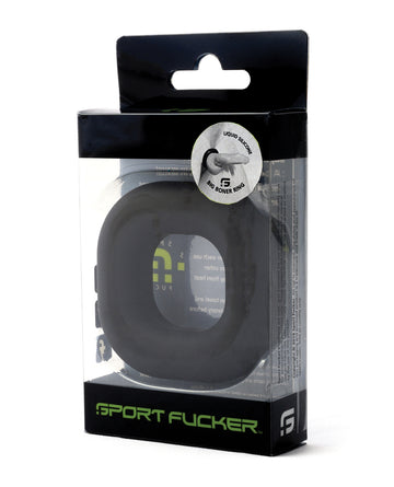 665, Inc 20832 Sport Big Boner Ring, Silicone, Black