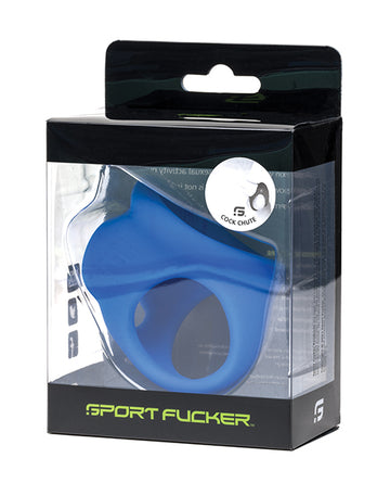 665 21423 Sport Cock Chute, Blue Silicone