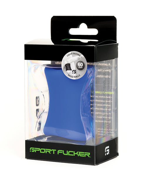 665, Inc 22077 Sport Fucker Ergo Balls, 60 mm Blue