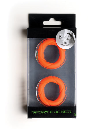 665, Inc 23140 Ready Rings, Orange Silicone