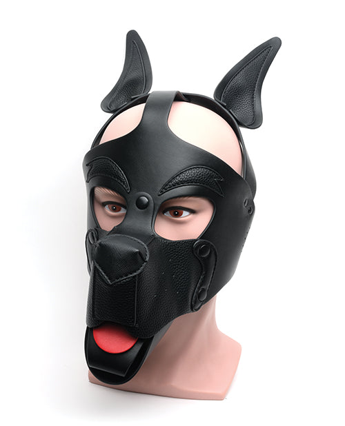665 inc 23238 Playful Pup Hood, Black, O/S