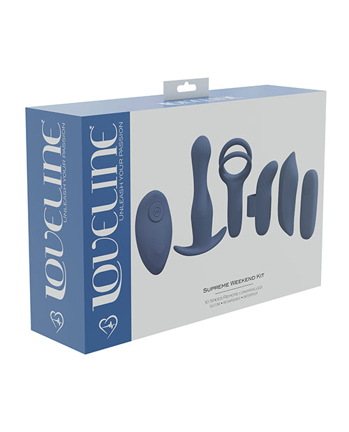 Shots America LLC LOVU016BLU LoveLine Supreme Weekend Kit, Vibrating