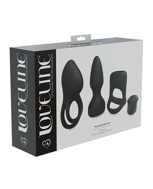 Shots LoveLine Pleasure Kit, Black – Quiet, Rechargeable & Waterproof