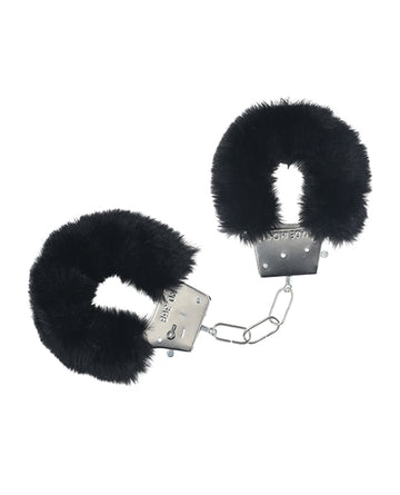 Shots America LLC OU1047BLK Classic Fluffy Handcuffs, Black