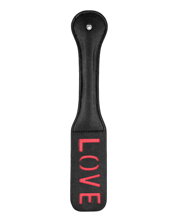 Shots America Ouch Love Paddle, Faux Leather, 12.4" x 2.2"