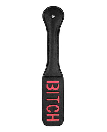 Shots America LLC OU419BLK Ouch Bitch Paddle, 12.4" L Faux Leather, Black