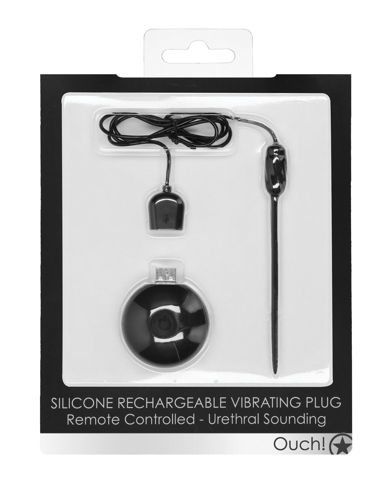 Shots America OU441BLK Urethral Sounding Vibrating Plug