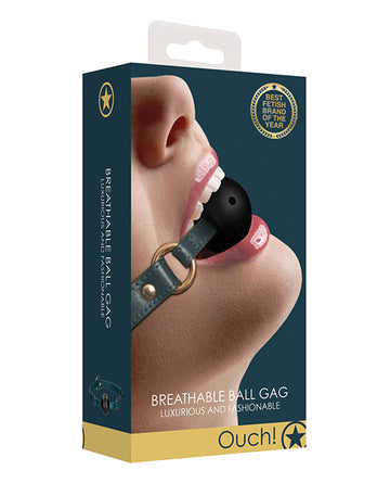 Shots America OU586GRN Shots Ouch Halo Ball Gag, Green, 1.5" Ball