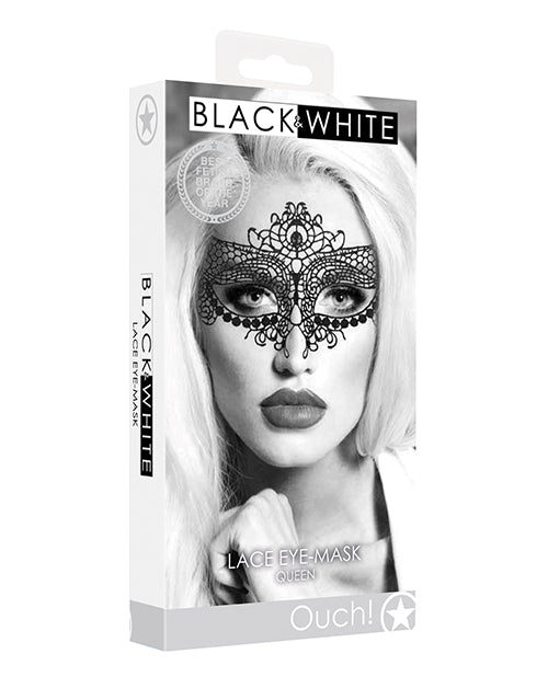 Shots America OU685BLK Queen Black Lace Eye Mask