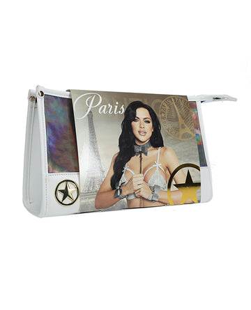 Shots Ouch! Paris Collection Bondage Kit with Bag, Gray – 9-Piece Deluxe Set