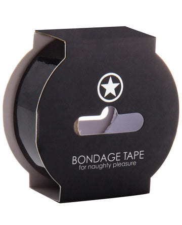 Shots America LLC OUBT003BLK Bondage Tape, Black, 20 Metres