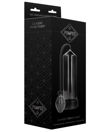 Shots America LLC PMP001BLK Shots Pumped Classic Penis Pump, 23cm Cylinder