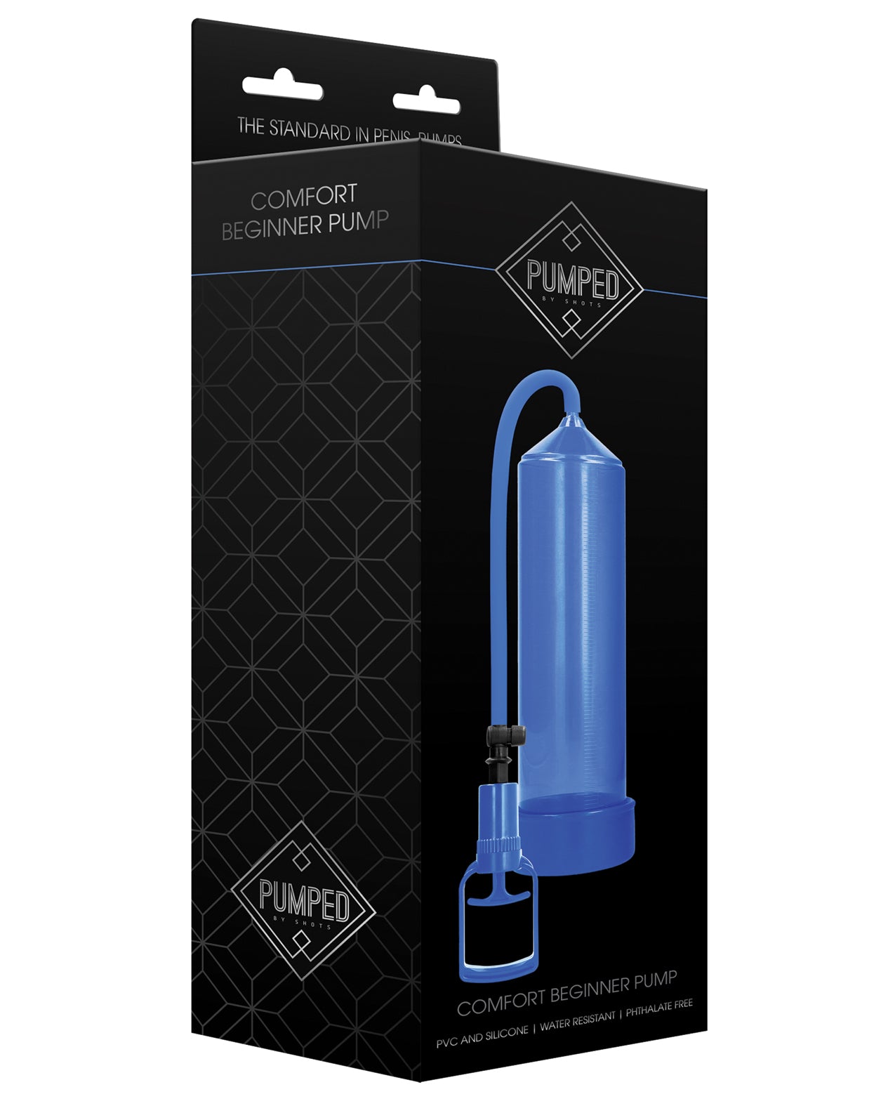 Shots America LLC PMP002BLU Comfort Beginner Pump, Blue, 6cm