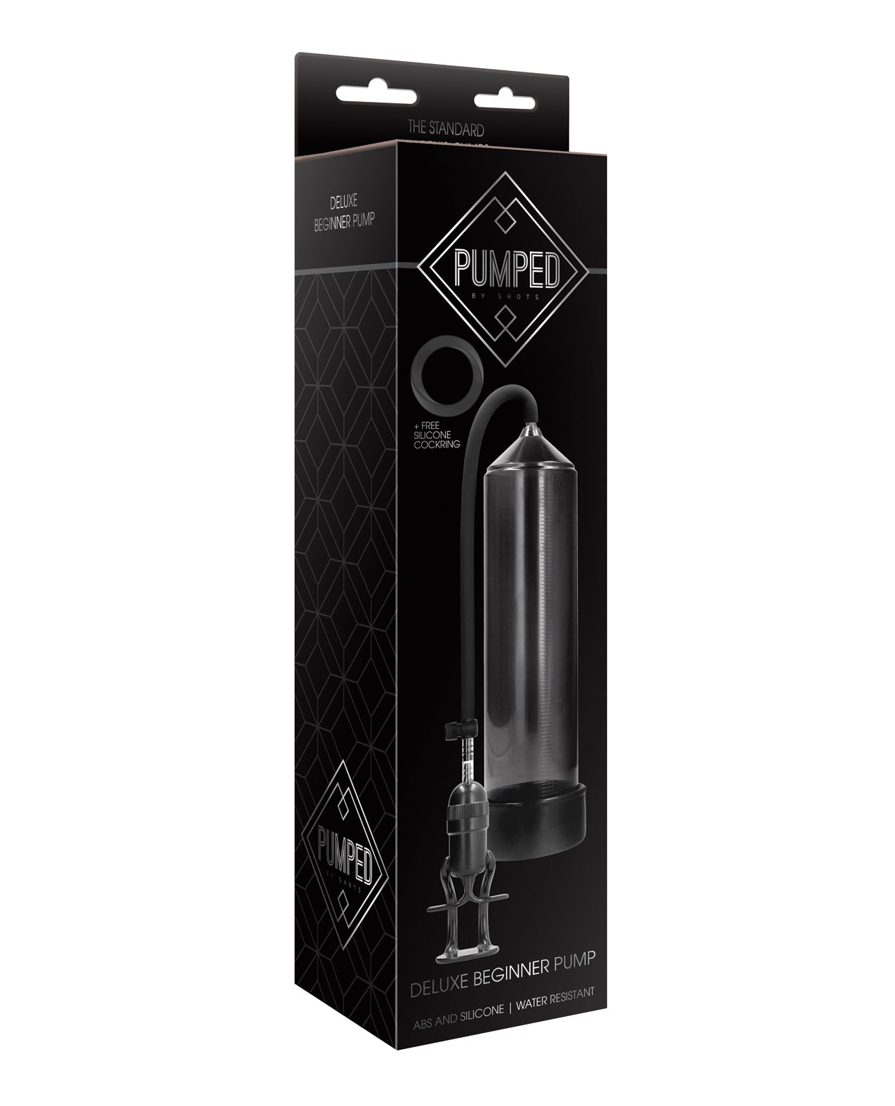 Shots Pumped Deluxe Beginner Pump, Black, 23cm Cylinder with Trigger Grip