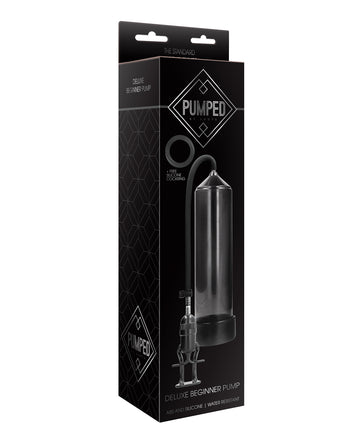 Shots Pumped Deluxe Beginner Pump, Black, 23cm Cylinder with Trigger Grip