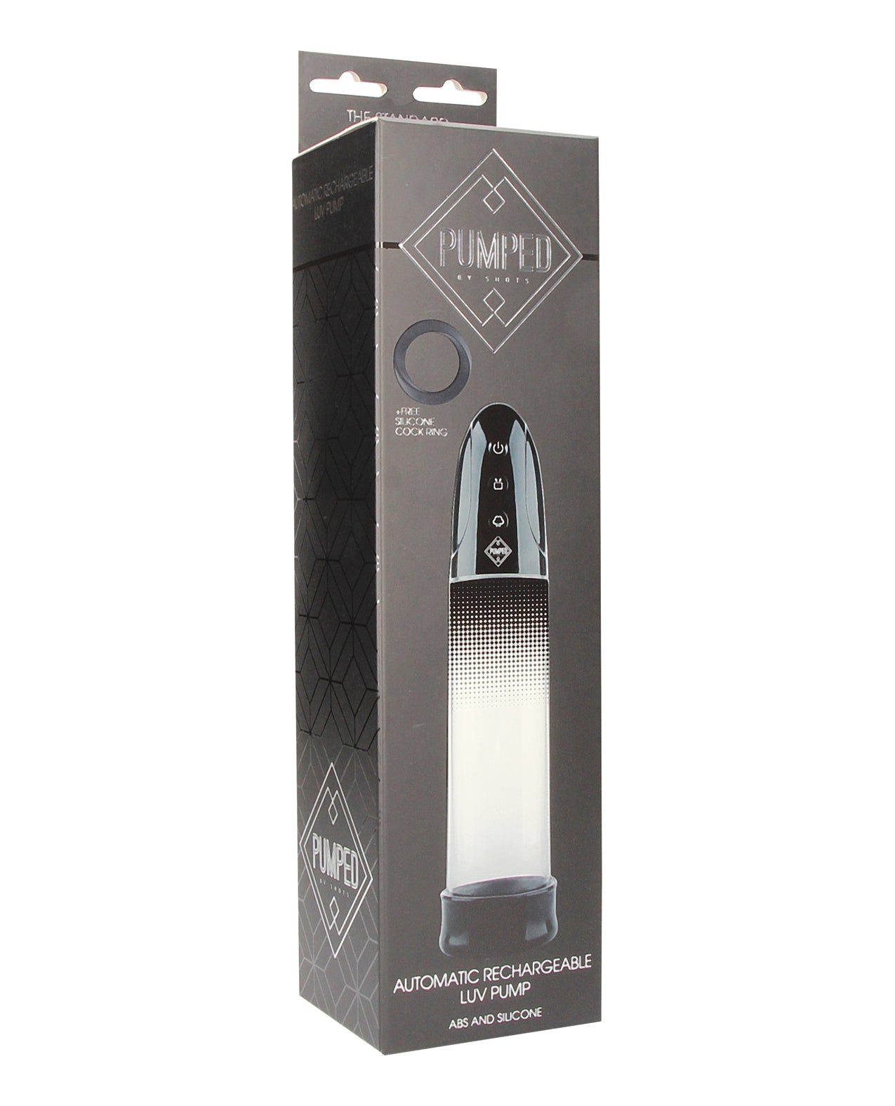 Shots America LLC PMP044BLK Automatic Rechargeable Luv Pump, Black, 7.8-inch