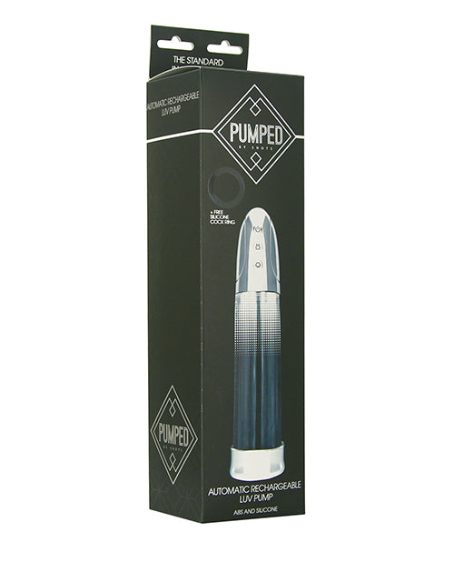 Shots Pumped Automatic Rechargeable Luv Pump, Transparent