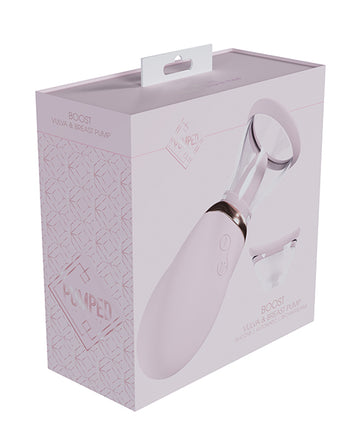Shots America LLC PMP048PNK Boost Rechargeable Vulva & Breast Pump, Pink