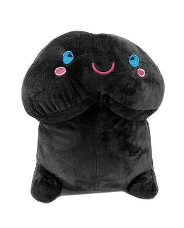 Shots America LLC Short Penis Plushie, Black, 20-inch (50 cm)