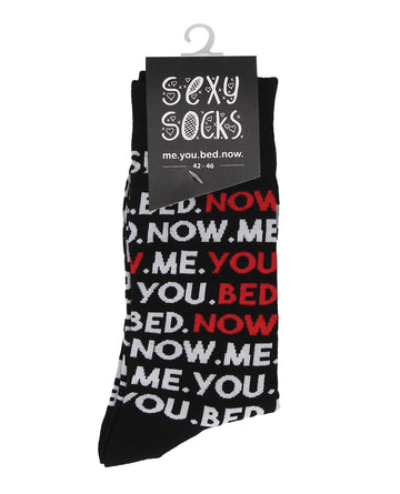 Shots America LLC SOCK010-2 Sexy Socks, Black Cotton Blend
