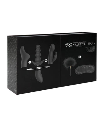 Shots Switch Pleasure Kit #6, Black – USB Rechargeable & Waterproof
