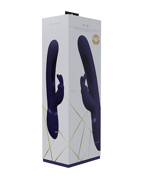Shots Vive Mika Flapping Tongue Rabbit Vibrator, Purple