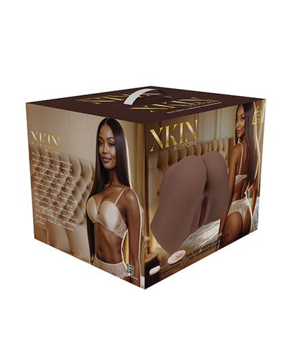 Shots Xkin Layla Love Dual Entry Masturbator, Brown