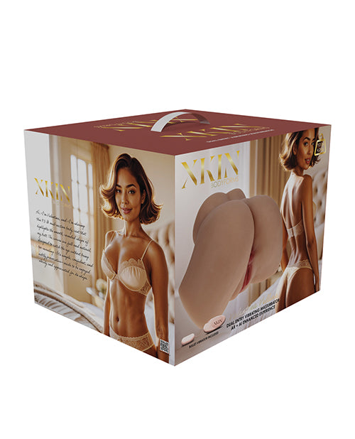 Shots Xkin Valentina Vellure Dual Entry Masturbator, Tan