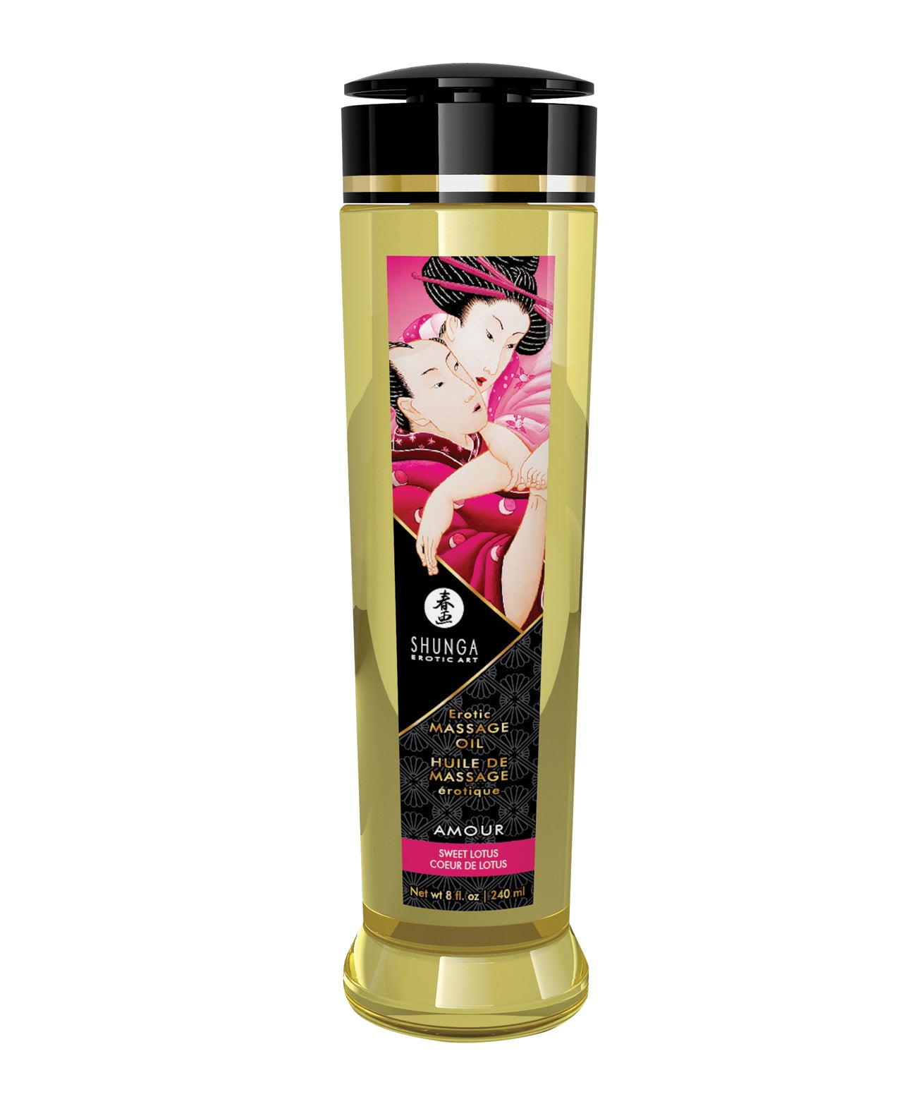 Shunga 1223 Massage Oil, 8 oz Sweet Lotus