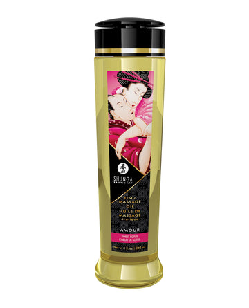 Shunga 1223 Massage Oil, 8 oz Sweet Lotus