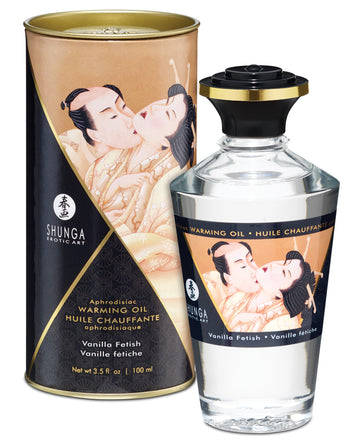 Shunga 2207 Warming Oil, 3.5 oz Vanilla Fetish