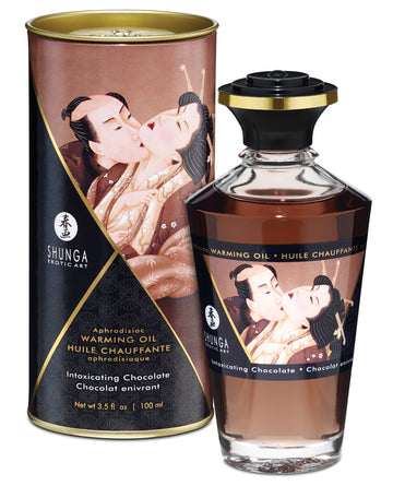 Shunga 2209 Warming Oil - Intoxicating Chocolate, 3.5 oz