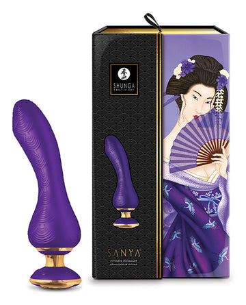 Shunga Sanya Massager, Purple – 10 Functions, USB Rechargeable & Waterproof
