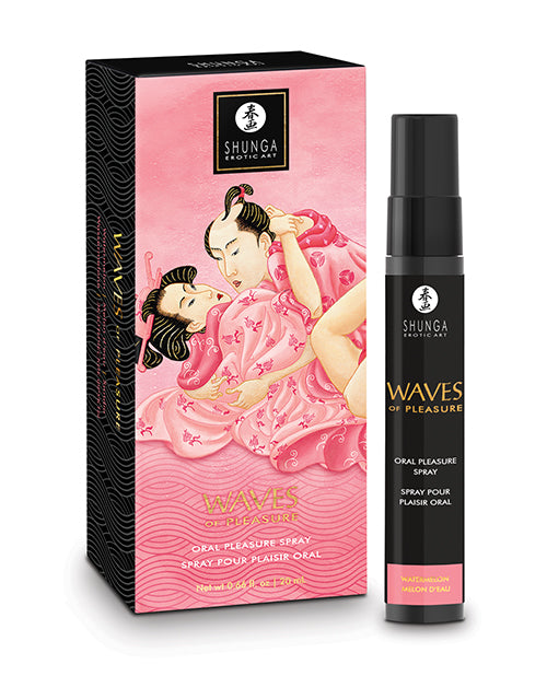 Shunga 3805 Waves of Pleasure Oral Pleasure Spray, Watermelon, 0.66 oz