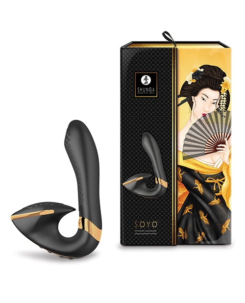 Shunga Soyo Intimate Massager, Dual Motor & Waterproof Silicone