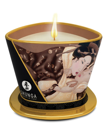 Shunga Excitation Massage Candle, Intoxicating Chocolate, 5.7 oz (170ml)