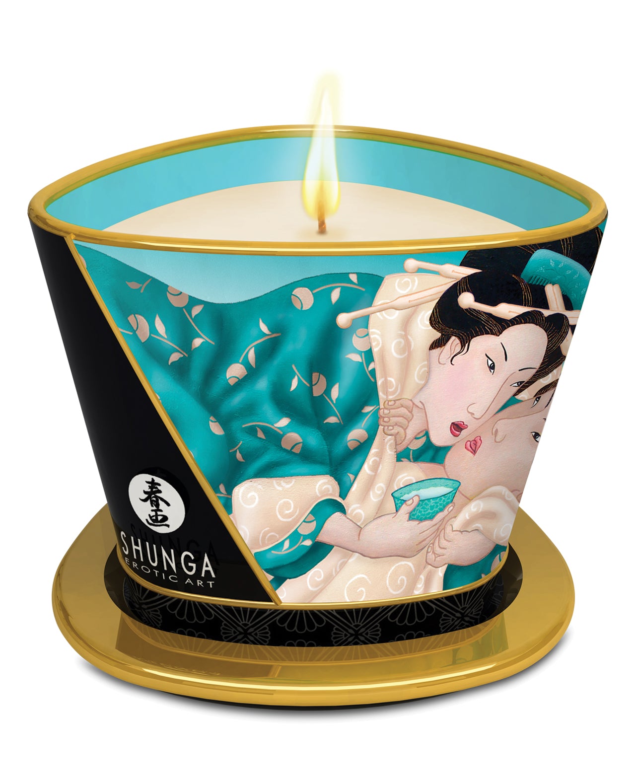 Shunga 4524 Massage Candle, Island Blossoms, 5.7 oz
