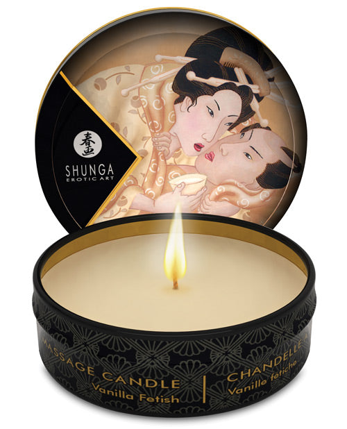Shunga Desire Mini Candlelight Massage Candle, 1 oz Vanilla Soy