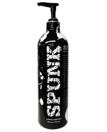 Spunk Lube Hybrid Personal Lubricant, 16 oz – Water-Based Silicone