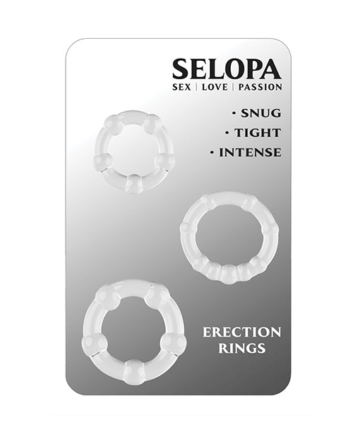 Evolved SL-CR-3502-2 Erection Rings, Clear, 3-Pack