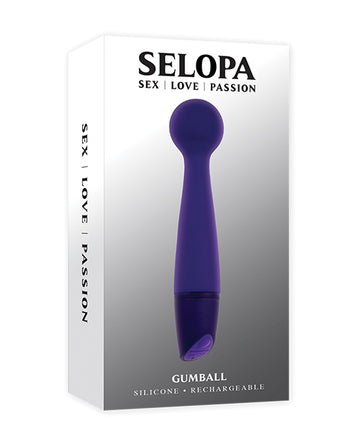 Evolved SL-RS-3335-2 Selopa Gumball, Purple Vibrating Wand