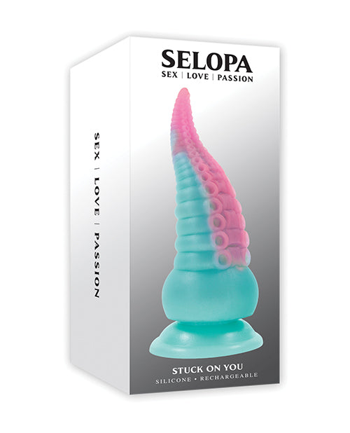 Evolved Stuck On You Tentacle Dildo, Multi Color, Silicone, Vibrating