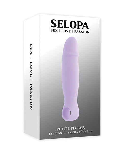 Evolved SL-RS-6145-2 Petite Pecker Vibrator, Purple Silicone