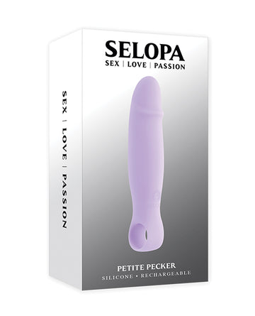 Evolved SL-RS-6145-2 Petite Pecker Vibrator, Purple Silicone