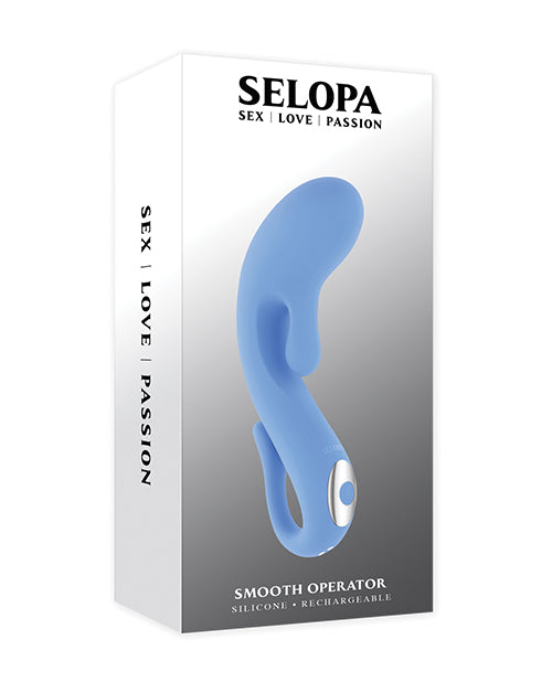 Evolved SL-RS--7463-2 Selopa Smooth Operator, Blue Silicone Vibrator