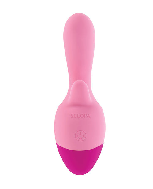 Evolved Selopa Rechargeable Three-Point Vibrator, Pink