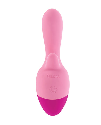 Evolved Selopa Rechargeable Three-Point Vibrator, Pink